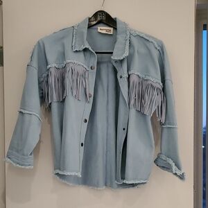 Savanna Jane Sky Blue Denim Jacket